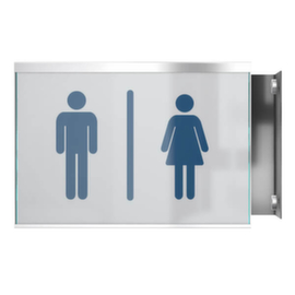 Signe du drapeau GlasFix, format paysage 150