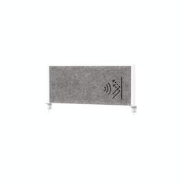 MAUL Cloison de table MAULconnecto, hauteur x largeur 515 x 1200 mm, paroi gris foncé