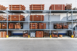 SCHULTE Rayonnage à palettes pour 9 palettes, largeur 2825 mm, 3 niveaux de stockage