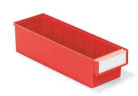 Treston Bac compartimentable robuste, rouge, profondeur 400 mm
