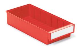 Treston Bac compartimentable robuste, rouge, profondeur 400 mm