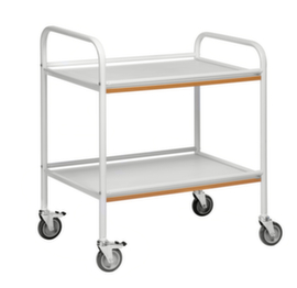 Chariot pour l'alimentaire, force 100 kg, 2 plateaux