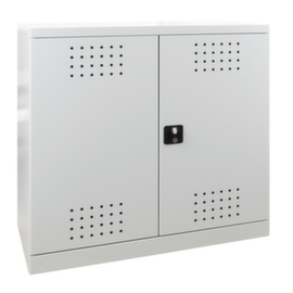 ADB Armoire pour produits dangereux avec tablettes de rétention, hauteur x largeur x profondeur 1000 x 1000 x 500 mm