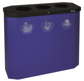Station de collecte de matières recyclables mobile S