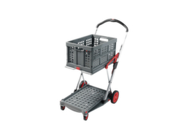 Mobile pliable CLAX, y compris bo&icirc;te pliante, force 60 kg, 2 plateaux