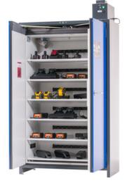 Asecos Armoire de stockage lithium-ion ION-LINE type 90, hauteur x largeur x profondeur 2224 x 1193 x 615 mm