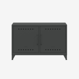 Bisley Buffet bas Fern Cabby avec passage de câble et fixation pour câbles