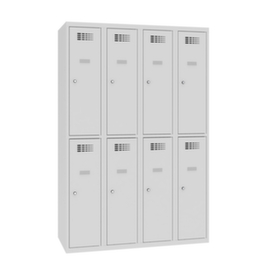UDOBÄR Armoire vestiaire à deux niveaux
