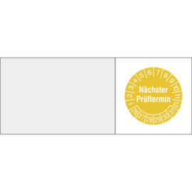 Plaquette de contrôle avec couleur de l'année