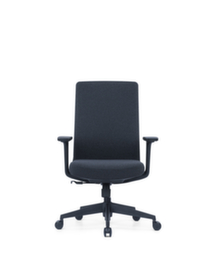UDOBÄR Fauteuil de bureau pivotant Superior avec accoudoirs 4D, noir