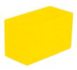 bac de rangement, jaune, longueur x largeur 108 x 54 mm