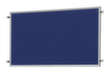 Franken Séparateur, hauteur x largeur 600 x 1200 mm, paroi bleu