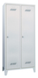 PAVOY Armoire vestiaire Basis gris clair avec 2 compartiments, largeur de compartiment 400 mm