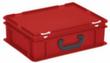 Mallette de rangement et de stockage norme européenne, rouge, HxLxl 135x400x300 mm