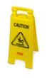 Rubbermaid Signe de combinaison d'avertissement "risque de glissade, colonne d'information