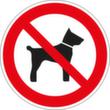 Panneau d'interdiction Interdit aux chiens, étiquette, Standard