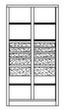 PAVOY Armoire lourde Basis gris clair à tiroirs, largeur 1040 mm  S