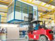 MDS Raumsysteme Plancher de transport pour cabine d'atelier, longueur x profondeur 3100 x 4100 mm