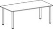 Gera Table de conférence Basis, largeur x profondeur 1800 x 800 mm, panneau gris clair  S