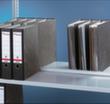 META Porte-fichiers à visser Champ de saisie à utiliser des deux côtés, 7 tablettes, avec revêtement en zinc anti-corrosion  S