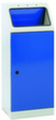 stumpf Collecteur de recyclage FP 45, 45 l, RAL7035 gris clair/RAL5010 bleu gentiane, couvercle RAL5010 bleu gentiane