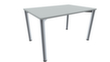 Gera Table de conférence Basis, largeur x profondeur 1200 x 800 mm, panneau gris clair