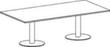 Gera Table de conférence Basis, largeur x profondeur 2400 x 1200 mm, panneau érable  S