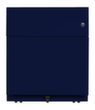 Bisley Conteneur à roulettes Note avec tiroir HR, 1 tiroir(s), bleu Oxford/bleu Oxford