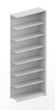 META Rayonnages de bureau Rayonnage d'extension, largeur 1006 mm, 7 HC, RAL7035 gris clair