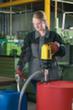Lutz Kit de pompes vide-fûts électriques pour huiles minérales, pour diesel, fioul, huiles moteur, hydraulique et à engrenages, 87 l/min  S