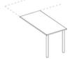Nowy Styl Table de rallonge rectangulaire E10 pour bureau  S