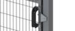 TROAX Porte à battants pour grille de protection de machine, hauteur x largeur 1400 x 1000 mm  S