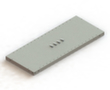 META Tablette pour rayonnage de stockage type lourd, largeur x profondeur 1300 x 400 mm