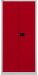 Bisley Armoire de classement Universal, 5 hauteurs des classeurs, gris clair/rouge cardinal