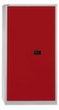 Bisley Armoire de classement Universal, 4 hauteurs des classeurs, gris clair/rouge cardinal  S