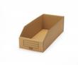 Raja bac compartimentable en carton, profondeur 351 mm, marron