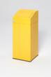 Collecteur de recyclage étiquette autocollante incl., 45 l, RAL1023 jaune signalisation, couvercle jaune  S