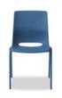 rbm Chaise coque en plastique Ana avec piètement coloré, teal blue  S