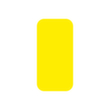 EICHNER Symbole à coller, rectangle, jaune