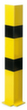 Butée de protection en jaune/noir pour angles et montants, hauteur 1200 mm