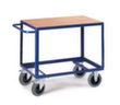 Rollcart Chariot de table avec 1 étagère ouverte 1200x800 mm, force 600 kg, 2 plateaux