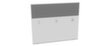 Nowy Styl Couverture de comptoir E10 pour table de bureau, largeur 1400 mm