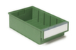 Treston Bac à bec pour rayonnage écologique BiOX, vert, HxLxl 82x300x186 mm