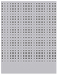 MOBILIO Panneau perforé avec trous carrés pour 3964-16