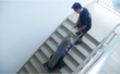 Diable monte-escaliers électrique ERGO®, force 170 kg, largeur de pelle 380 mm, bandage caoutchouc plein  S