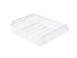 Treston bloc à tiroirs transparents, 12 tiroir(s), gris anthracite/transparent  S