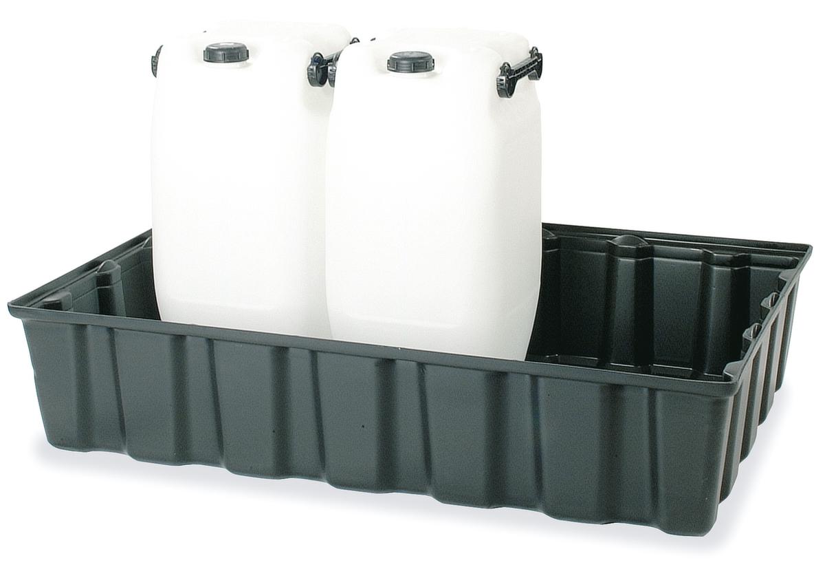 Bac de rétention PE pour fûts de 2x200 litres  ZOOM