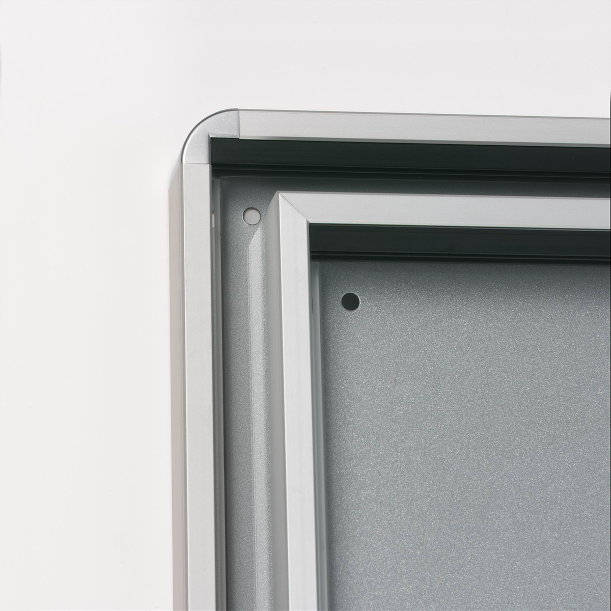 Vitrine d'affichage colorée avec porte coulissante pour l'intérieur  ZOOM