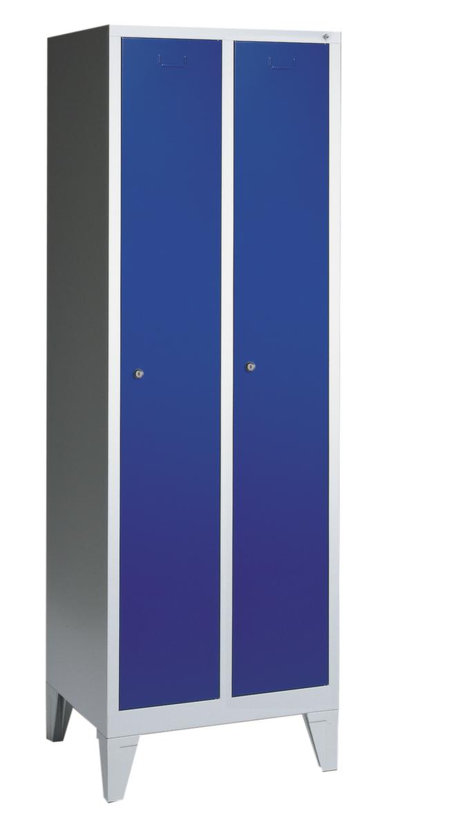 C+P Armoire Classic à 2 compartiments et portes lisses, largeur de compartiment 400 mm  ZOOM