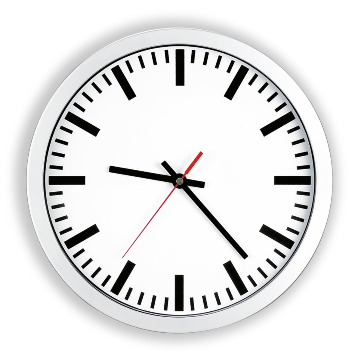 Horloge de gare avec cadran à traits, avec cadran à traits, Ø 300 mm  ZOOM